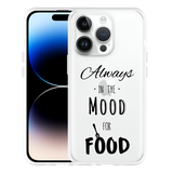 Hoesje geschikt voor iPhone 14 Pro - Mood for Food Black