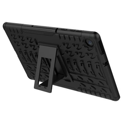 Cazy Rugged Hybrid Hoes geschikt voor Lenovo Tab M10 FHD Plus Gen 2 - Zwart