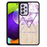 Hardcase hoesje geschikt voor Samsung Galaxy A52 4G/A52 5G - Color Paint Wood Art