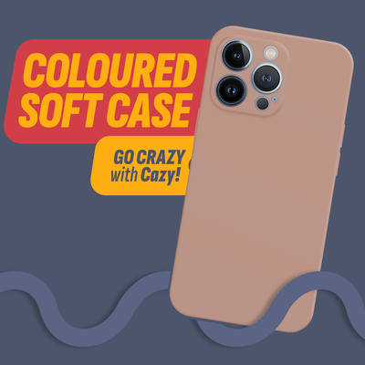 Cazy Soft Color TPU Hoesje geschikt voor iPhone 13 Pro - Roze