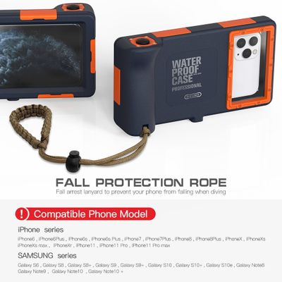 Shellbox Apple / Samsung Waterproof Case 15M Diving Underwater Phone Cover