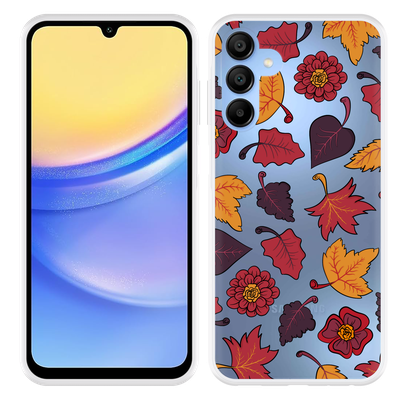 Cazy Hoesje geschikt voor Samsung Galaxy A15 / A15 5G Herfstbladeren