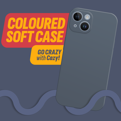 Cazy Soft Color TPU Hoesje geschikt voor iPhone 14 - Blauw