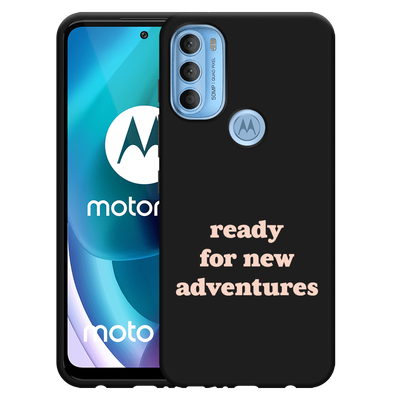 Cazy Hoesje Zwart geschikt voor Motorola Moto G71 New Adventures