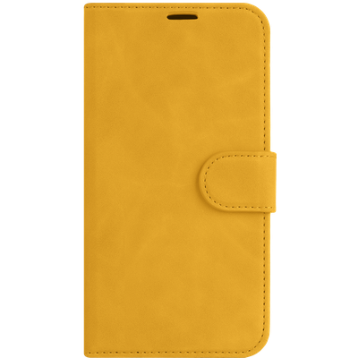 Cazy Uitneembaar Wallet Hoesje voor iPhone 13 - Magfit 2-in-1 Hoesje met Pasvakjes - Geel