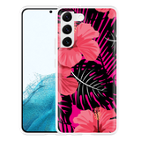 Hoesje geschikt voor Samsung Galaxy S22+ - Tropical Flowers