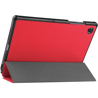 Cazy TriFold Hoes met Auto Slaap/Wake geschikt voor Samsung Galaxy Tab A9 - Rood