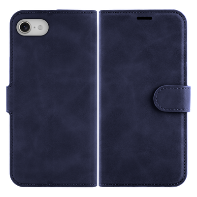 Cazy Premium Wallet Hoesje geschikt voor iPhone SE 2022 - Blauw