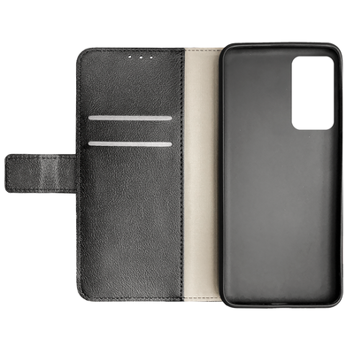 Cazy Wallet Classic Hoesje geschikt voor Motorola Edge 20 Pro - Zwart