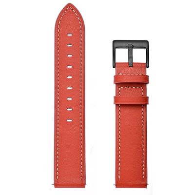 Just in Case Watch Strap 20mm - Leather Band - Red