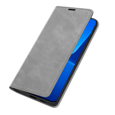 Cazy Wallet Magnetic Hoesje geschikt voor Xiaomi 13 - Grijs
