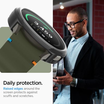 Spigen Hoesje geschikt voor Samsung Galaxy Watch7 40mm - Liquid Air - Zwart