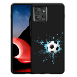 Hoesje Zwart geschikt voor Motorola ThinkPhone Soccer Ball