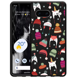 Hoesje Zwart geschikt voor Google Pixel 7 - Winter Hats