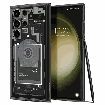 Samsung Galaxy S23 Ultra Hoesje Spigen Ultra Hybrid Case - Zero One