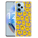 Hoesje geschikt voor Xiaomi Redmi Note 12 Pro 5G Smileys