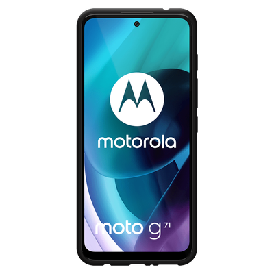 Cazy TPU Hoesje met Koord geschikt voor Motorola Moto G71 - Zwart