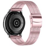 Bandje geschikt voor Huawei Watch GT 2 46mm - Metalen Horlogebandje - Roze