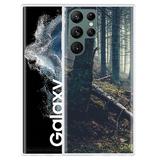 Hoesje geschikt voor Samsung Galaxy S22 Ultra - Dark Forest
