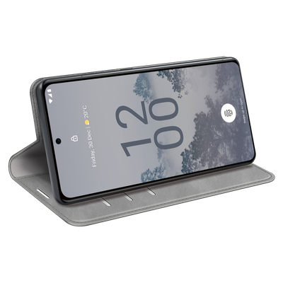 Cazy Wallet Magnetic Hoesje geschikt voor Nokia X30 - Grijs