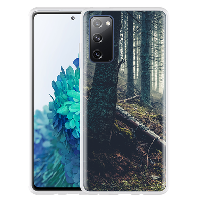 Cazy Hoesje geschikt voor Samsung Galaxy S20 FE - Dark Forest