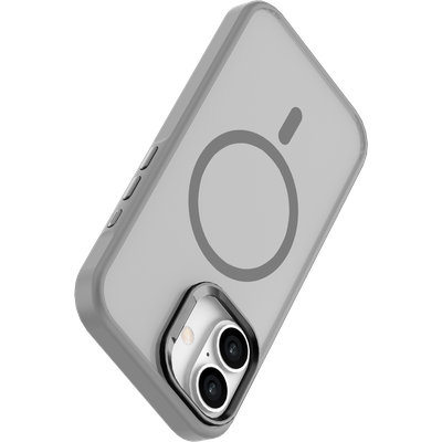 Cazy Hoesje geschikt voor iPhone 16 - Military Grade - geschikt voor Magsafe - Grijs