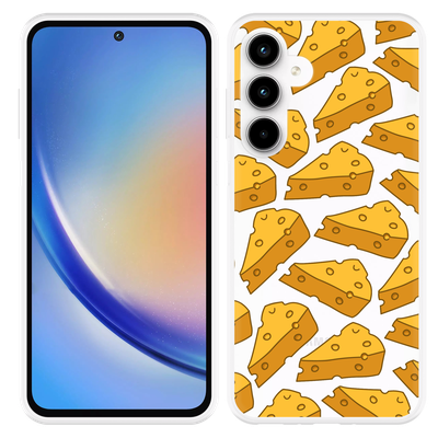 Cazy Hoesje geschikt voor Samsung Galaxy A35 Cheesy