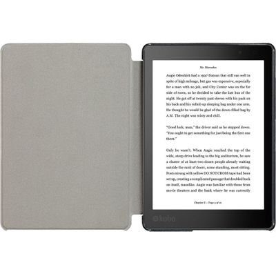 Cazy Folio Hoes geschikt voor Kobo Aura H2O Edition 2 - Zwart