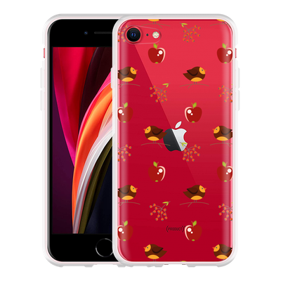Cazy Hoesje geschikt voor iPhone SE 2020 - Apples and Birds