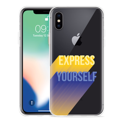 Cazy Hoesje geschikt voor iPhone Xs - Express Yourself