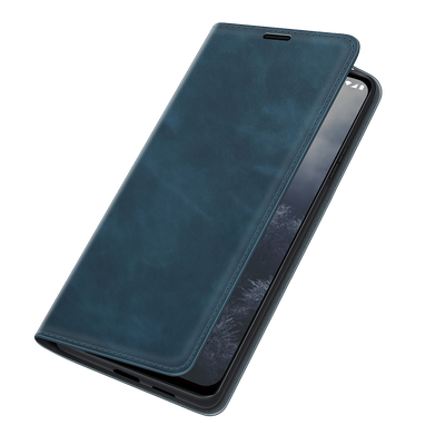 Cazy Wallet Magnetic Hoesje geschikt voor Nokia G60 - Blauw