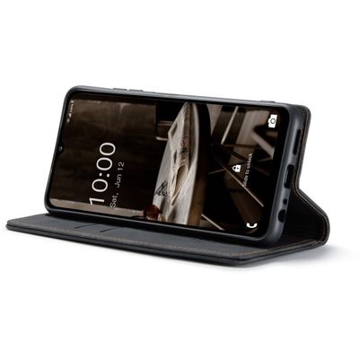 CASEME Samsung Galaxy A13 5G Retro Wallet Case - Black