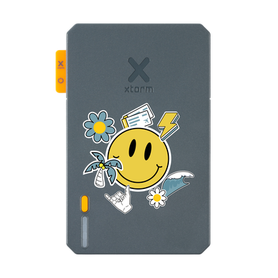 Xtorm Powerbank 5.000mAh Blauw - Design - Stickers