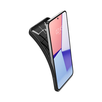 Spigen Hoesje geschikt voor Samsung Galaxy S24 - Liquid Air - Zwart