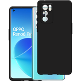 Soft TPU Hoesje geschikt voor Oppo Reno6 Pro 5G - Zwart