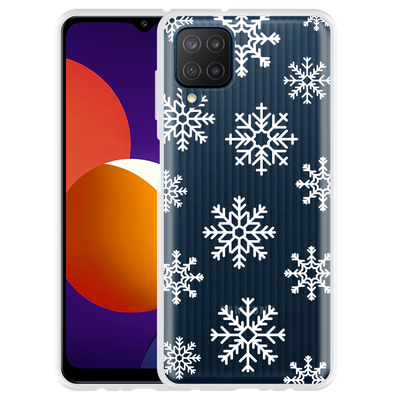 Cazy Hoesje geschikt voor Samsung Galaxy M12 - Snow