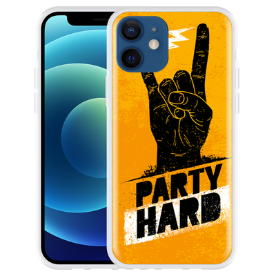 Cazy Hoesje geschikt voor iPhone 12 - Party Hard