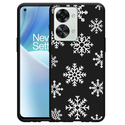 Cazy Hoesje Zwart geschikt voor OnePlus Nord 2T - Snow