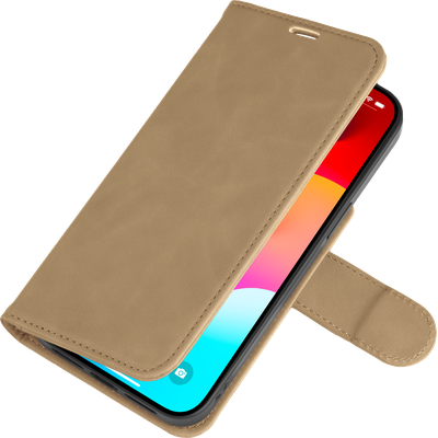 Cazy Uitneembaar Wallet Hoesje voor iPhone 15 Pro Max - Magfit 2-in-1 Hoesje met Pasvakjes - Taupe