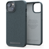 Njord Collections Fabric Tonal Hoesje geschikt voor iPhone 14 Plus - Dark Grey