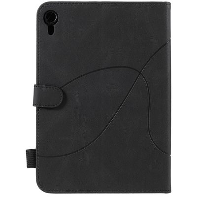 Cazy Hoes geschikt voor iPad Mini 2022 (6th Gen) - Duo Color Book Case - Zwart