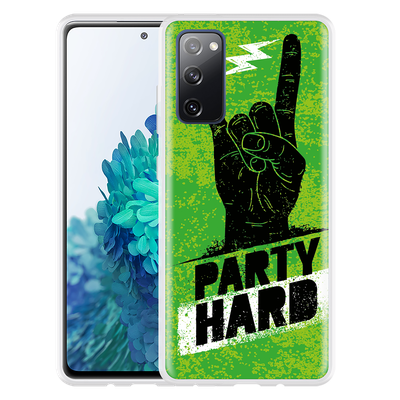 Cazy Hoesje geschikt voor Samsung Galaxy S20 FE - Party Hard