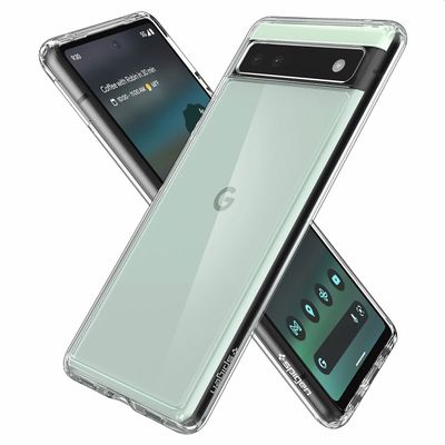 Google Pixel 6a Hoesje - Spigen Ultra Hybrid Case - Transparant