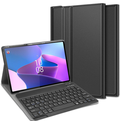 Cazy Hoes met Toetsenbord QWERTZ - geschikt voor Lenovo Tab P11 Pro Gen 2 - Zwart