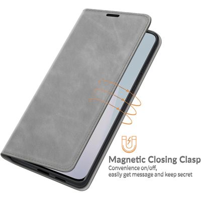 Cazy Wallet Magnetic Hoesje geschikt voor OnePlus Nord N10 - Grijs