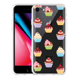Hoesje geschikt voor iPhone 8 - Cupcakes