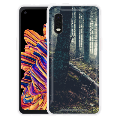Cazy Hoesje geschikt voor Samsung Galaxy Xcover Pro - Dark Forest