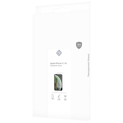 Cazy Tempered Glass Screen Protector geschikt voor iPhone X/Xs - Transparant