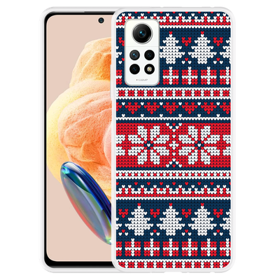 Cazy Hoesje geschikt voor Xiaomi Redmi Note 12 Pro 4G Gebreide Kersttrui II