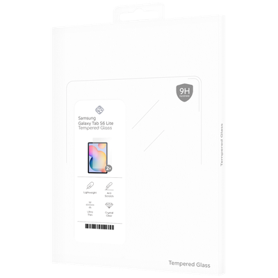 Cazy Tempered Glass Screen Protector geschikt voor Samsung Galaxy Tab S6 Lite - Transparant - 2 stuks